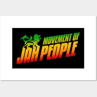 Movement of Jah People Lion of Judah Rasta Colors Reggae Posters and Art